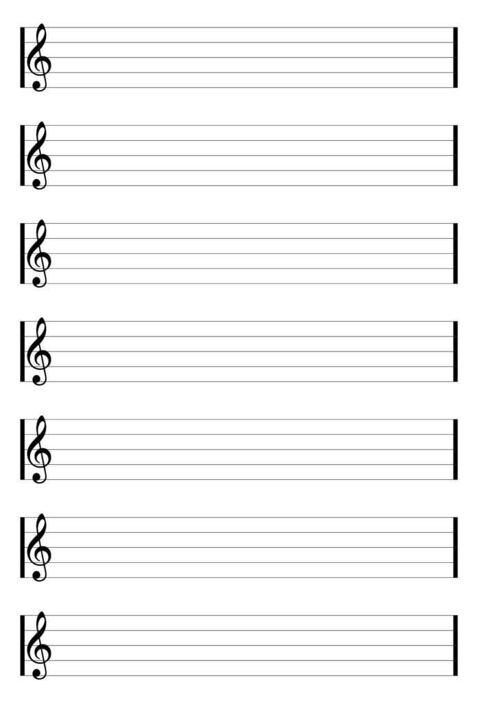 10 Best Free Printable Staff Paper Blank Sheet Music Blank Sheet 