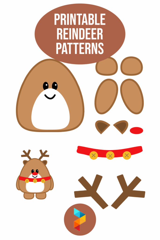 10 Best Printable Reindeer Patterns PDF For Free At Printablee