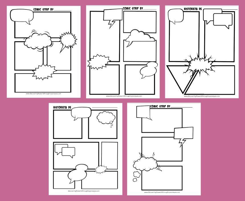 100 Free Comic Strip Templates For Your Visual Stories