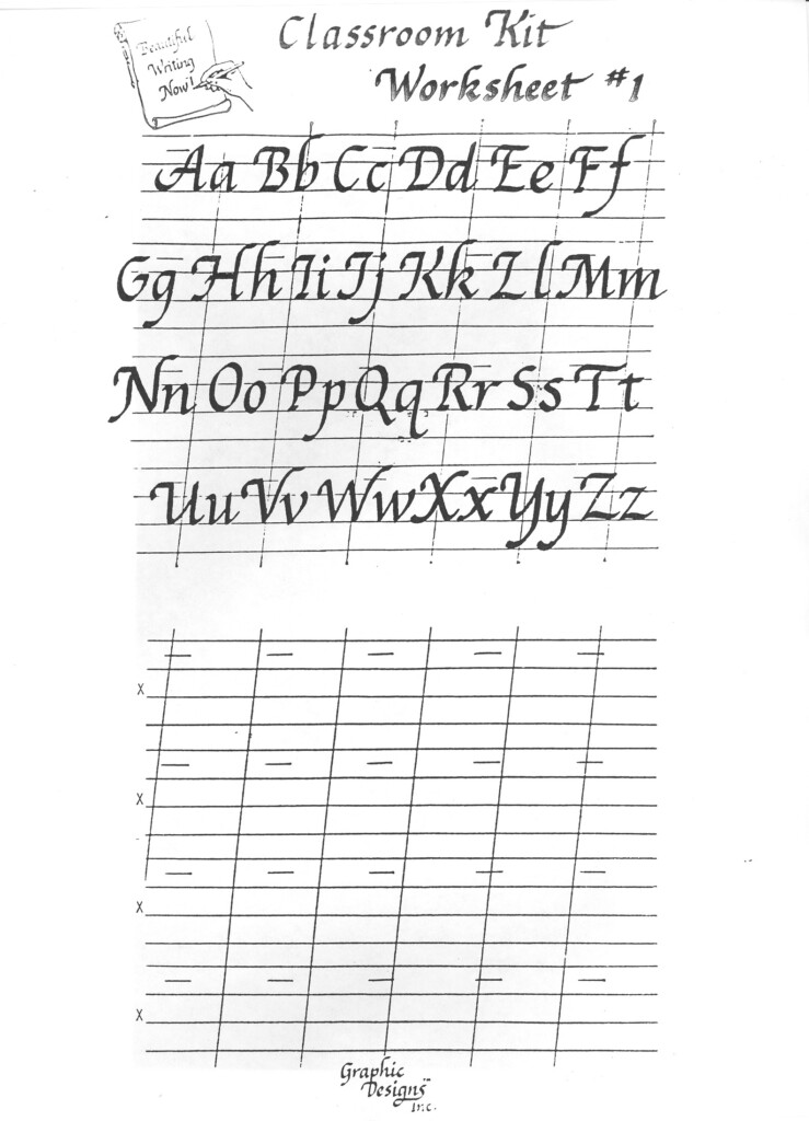 12 Italic Calligraphy Practice Worksheets Free PDF At Worksheeto
