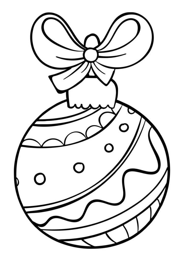 15 Best Free Christmas Printable Ornament Coloring Pages Artofit