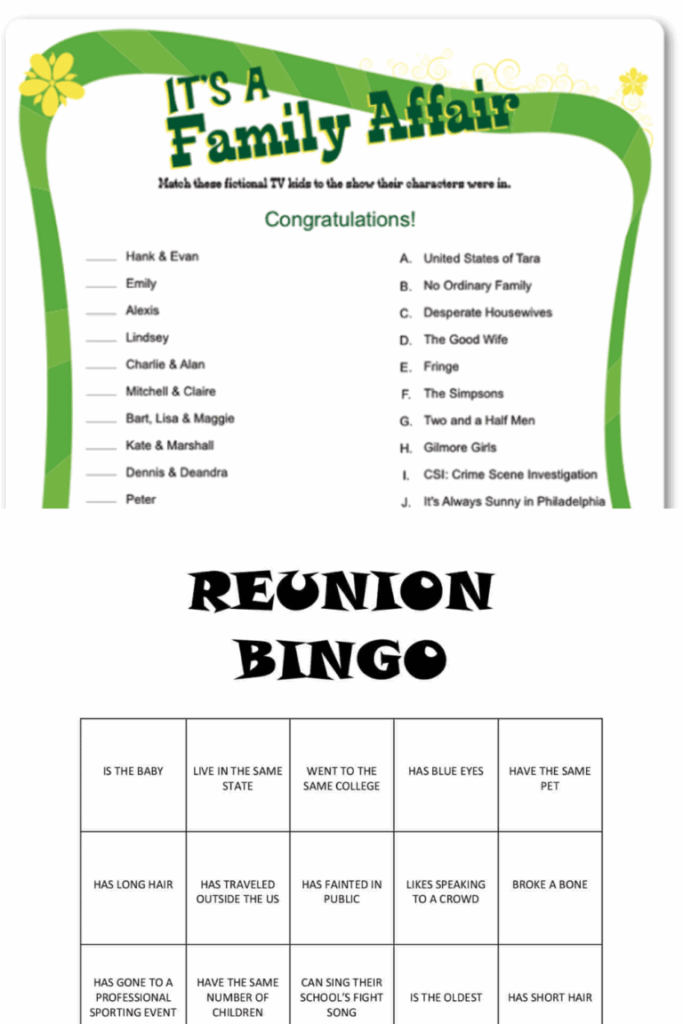 15 Printable Family Reunion Games For Large Groups Fun Party Pop
