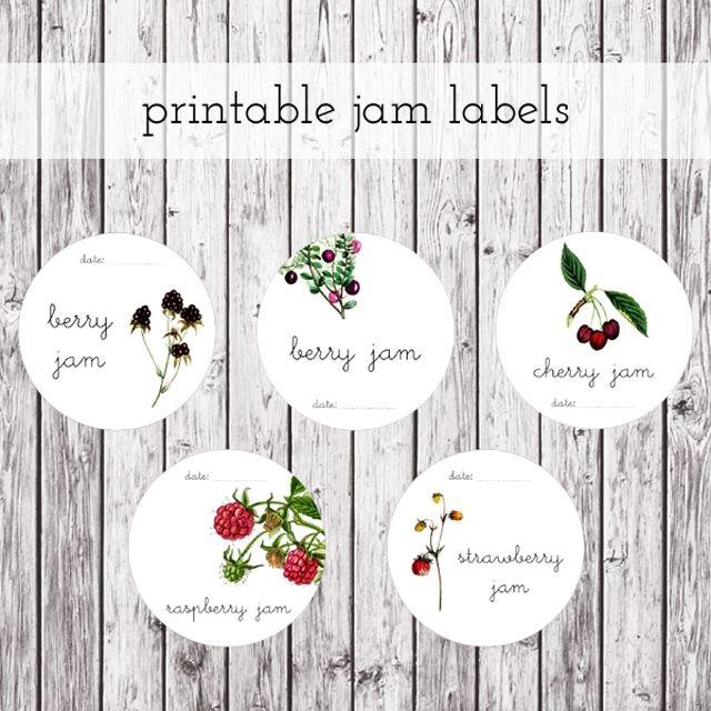 17 Sets Of Free Canning Jar Labels For Mason Jars