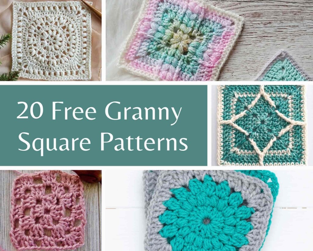 20 Free Crochet Granny Squares Patterns Made By Gootie