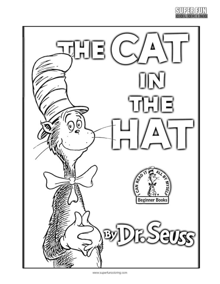 20 Free Printable Cat In The Hat Coloring Pages EverFreeColoring