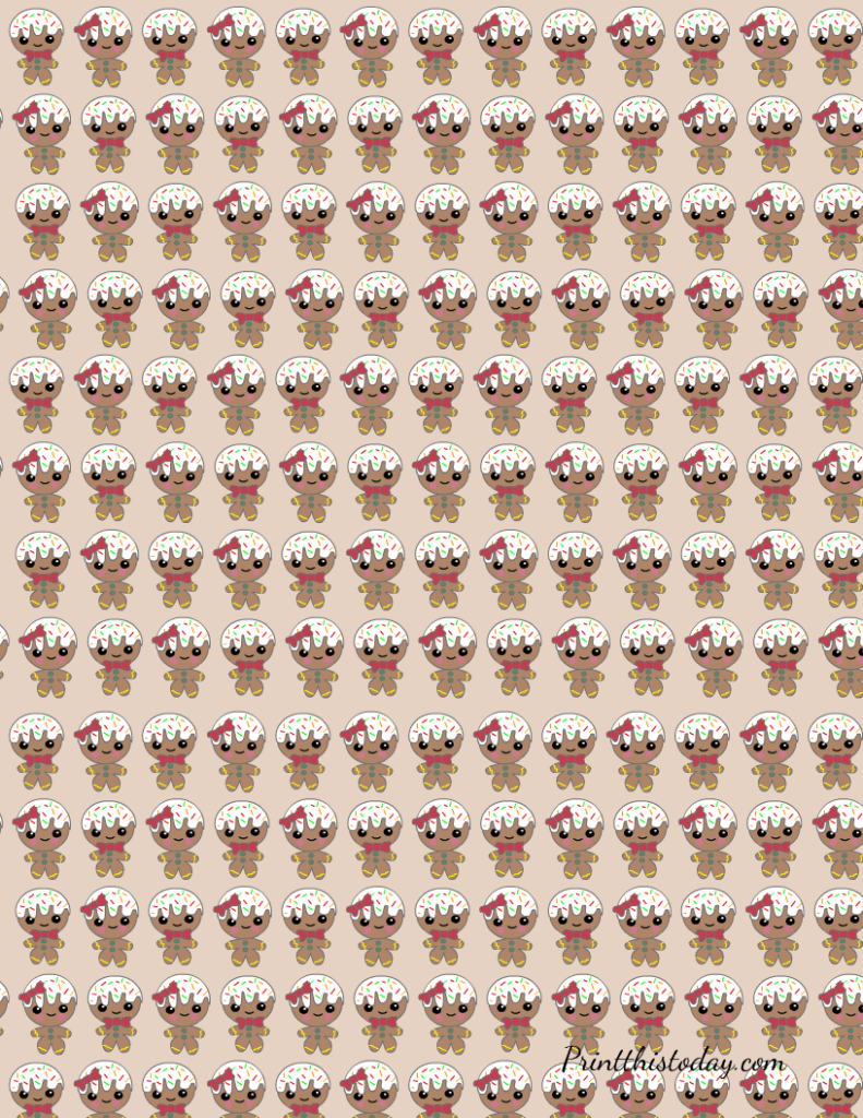 20 Free Printable Cute Christmas Scrapbook Papers