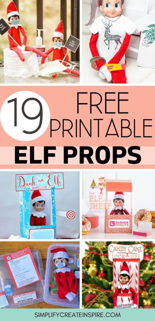 20 Free Printable Elf On The Shelf Props Accessories Elf On Shelf 