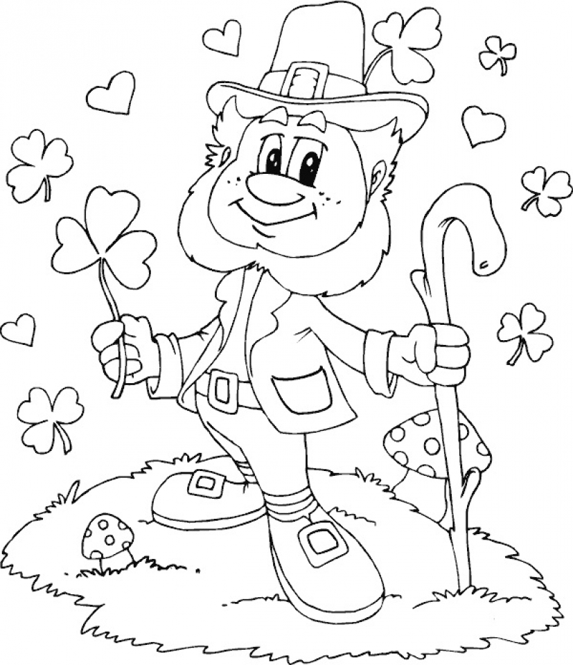 20 Free Printable Leprechaun Coloring Pages EverFreeColoring