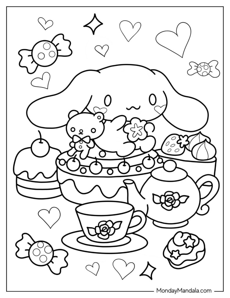 22 Cinnamoroll Coloring Pages Free PDF Printables 