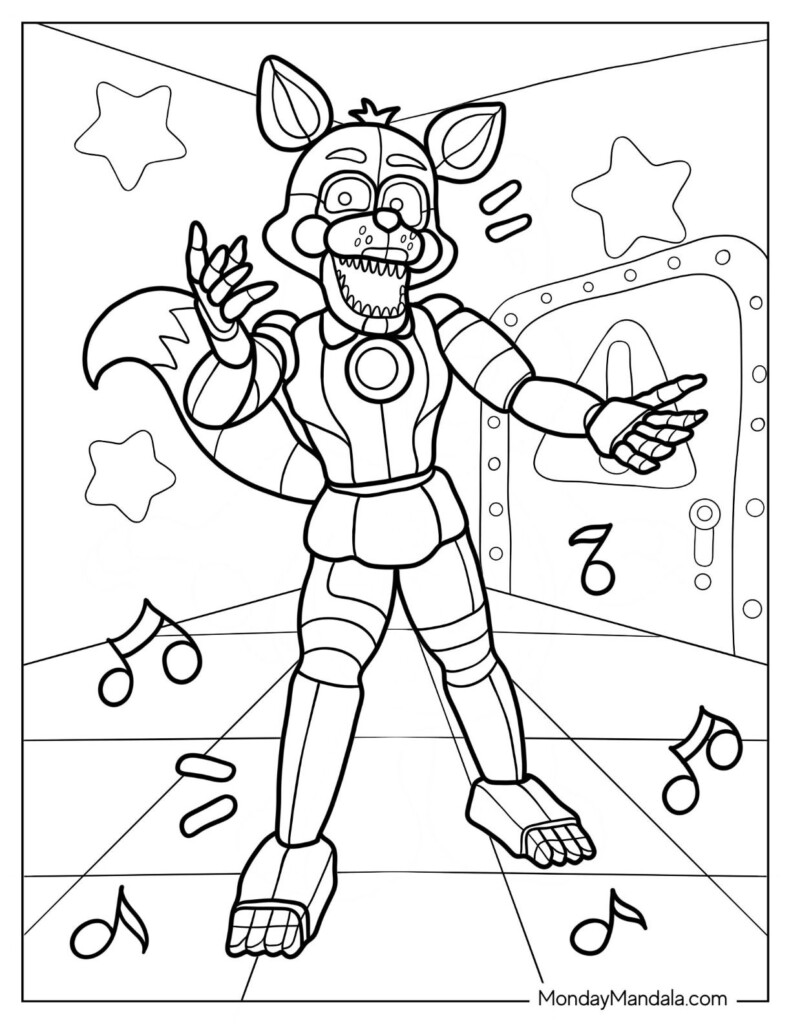 24 Five Nights At Freddie S Coloring Pages Free Pdf Printables Artofit