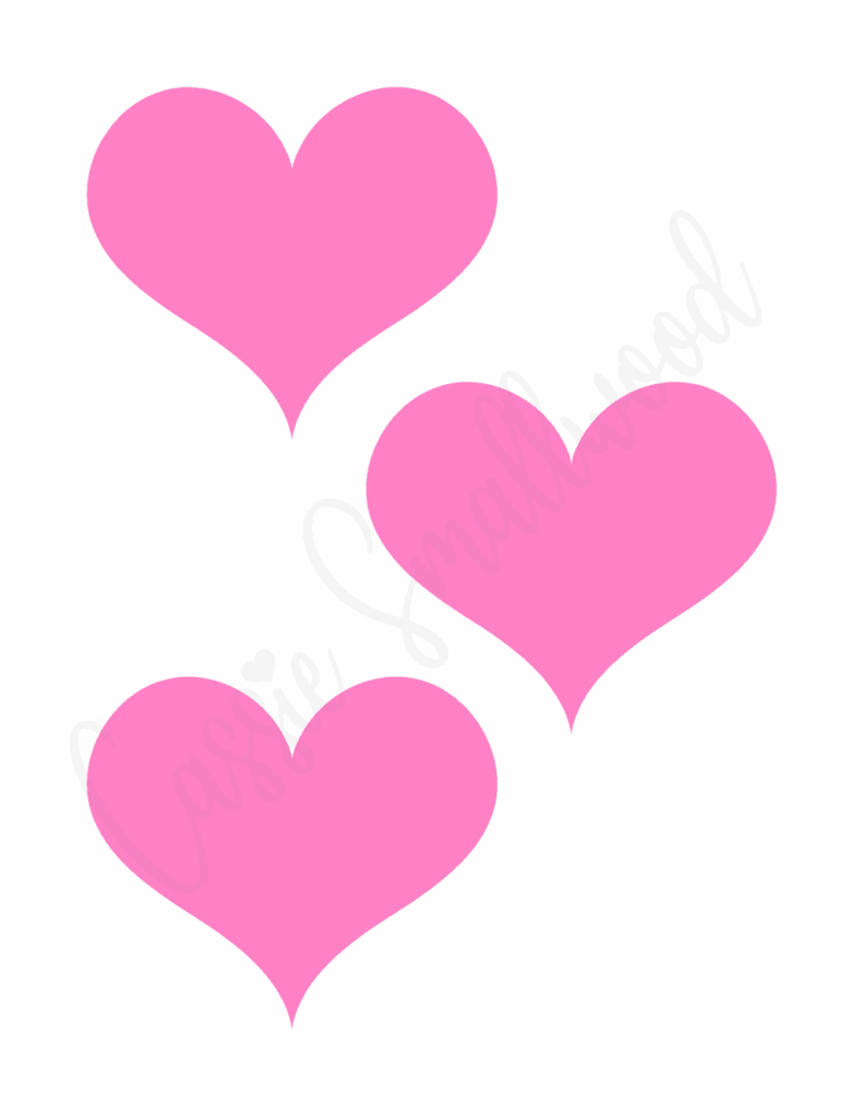 25 Cute Printable Heart Templates Tons Of Different Sizes And Shapes 