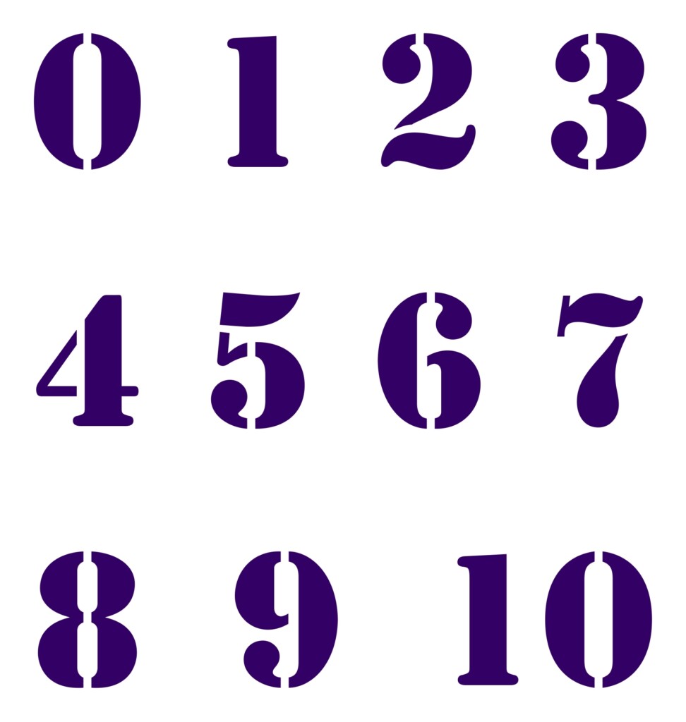 3 Inch Stencils Numbers 10 Free PDF Printables Printablee