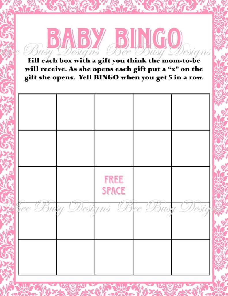 30 Free Printable Baby Bingo Cards Printable And Enjoyable Learning