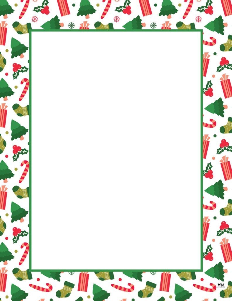 30 Free Printable Christmas Border Printable Templates Artofit