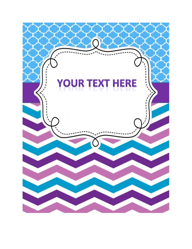 35 Beautifull Binder Cover Templates TemplateLab