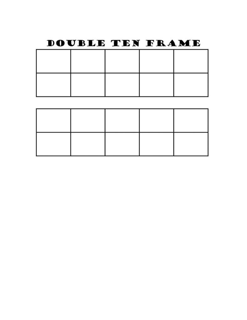 36 Printable Ten Frame Templates Free TemplateLab