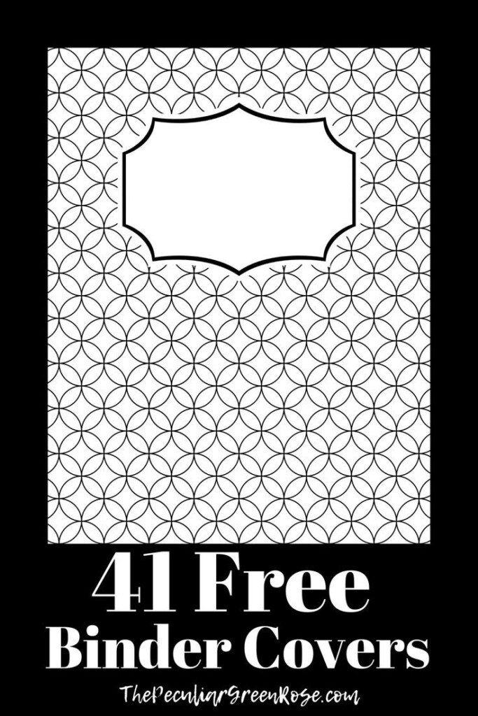 41 Free Printable Binder Covers Artofit