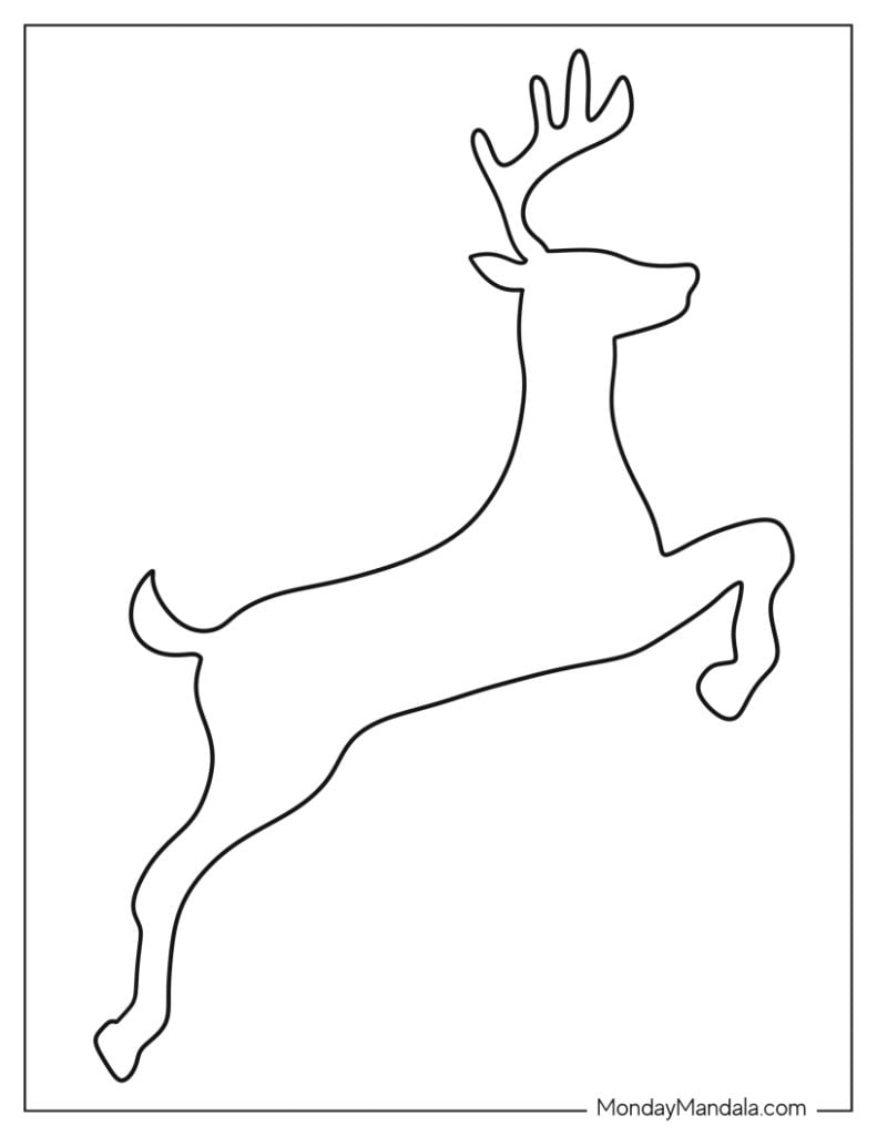 42 Reindeer Templates Free PDF Printables 