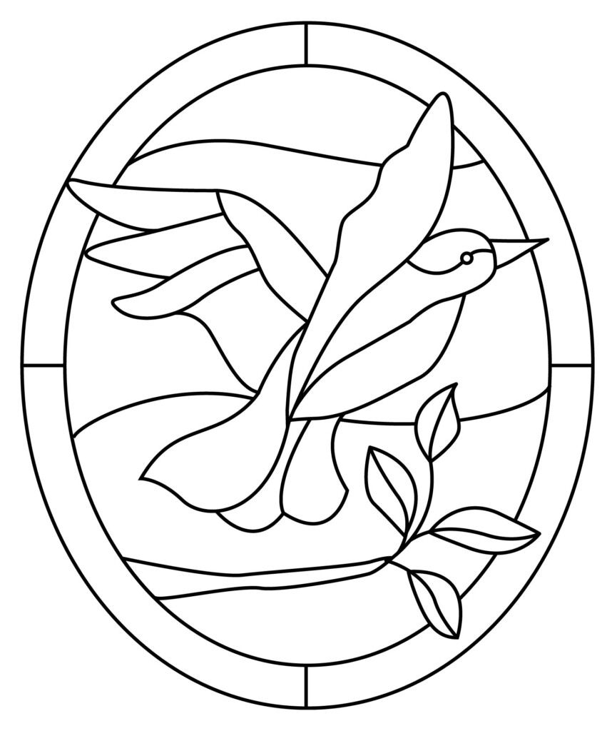5 Best Images Of Beginner Stained Glass Patterns Printable Simple 
