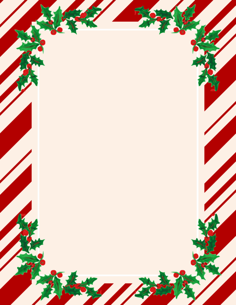 50 Best Christmas Border Paper Free Printable Templates This Tiny 