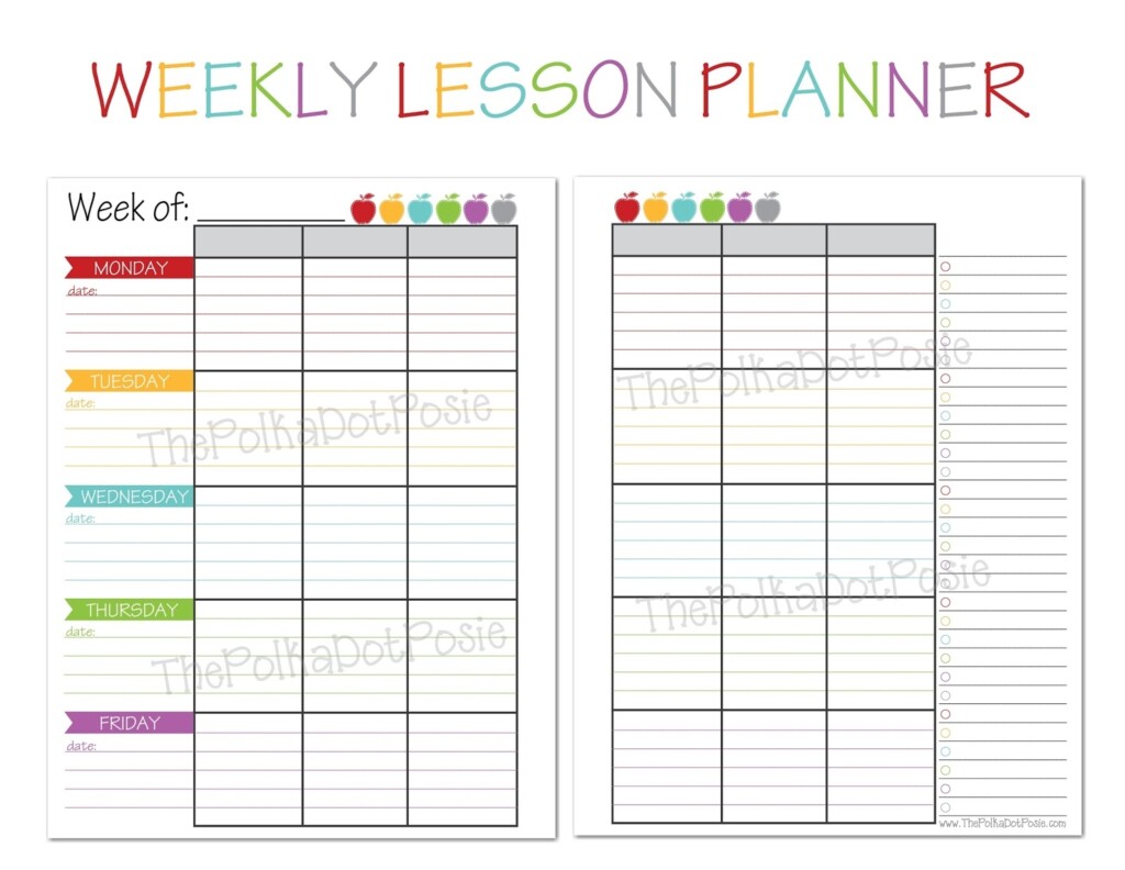 6 Best Images Of Teacher Planning Printables Free Printable Teacher 