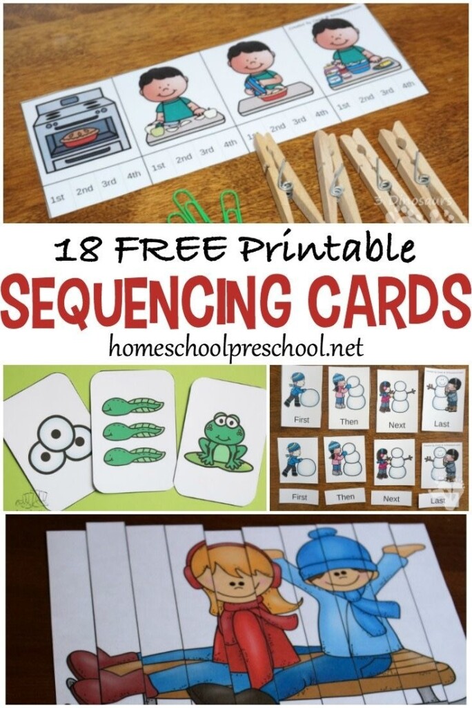 6 Step Sequencing Pictures Printable Free
