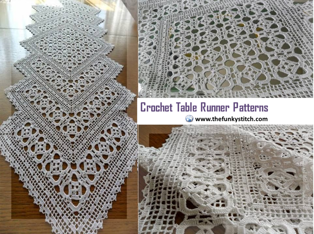 62 Crochet Table Runner Patterns The Funky Stitch