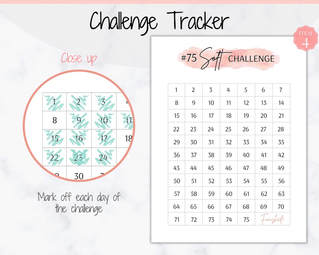 75 Soft Challenge Tracker Printable Vrogue co