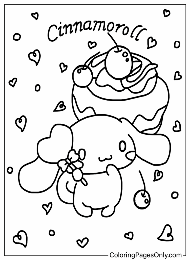 78 Cinnamoroll Coloring Pages ColoringPagesOnly