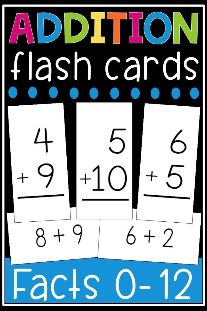 Addition And Subtraction Flash Cards 0 20 Printable Free