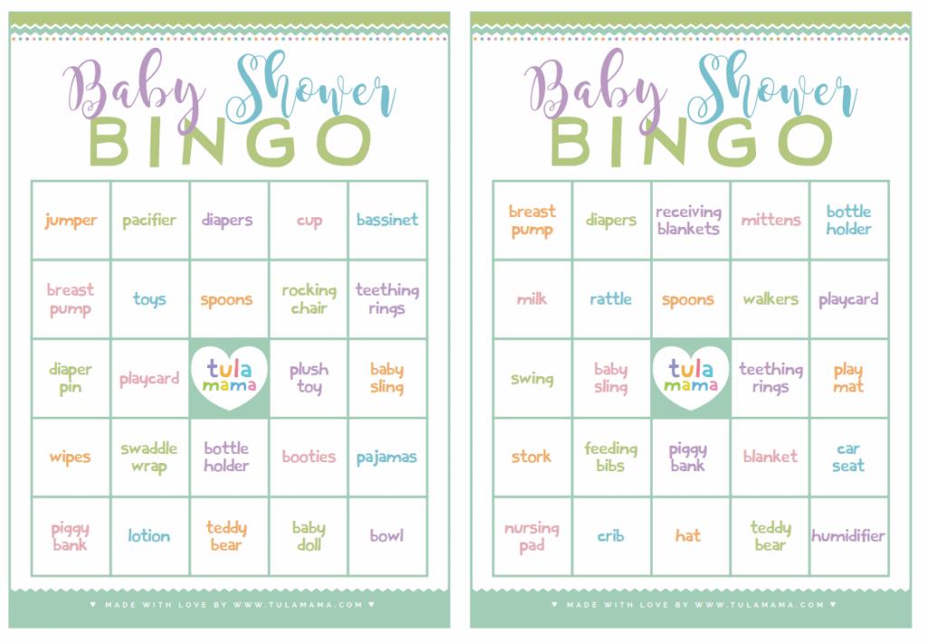Baby Shower Bingo A Classic Baby Shower Game That 39 s Super Easy To Plan