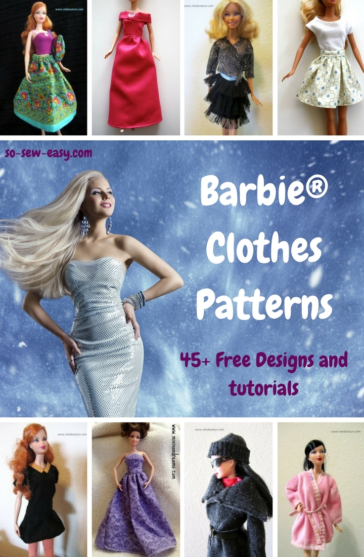 Barbie Dress Patterns Free Printable Pdf