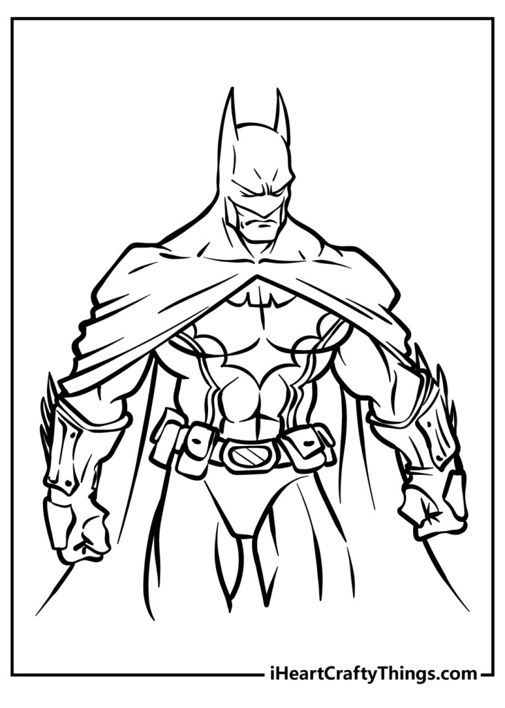 Batman Coloring Pages Free Printable Fun For All Ages