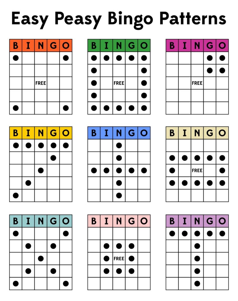 Bingo Patterns Artofit