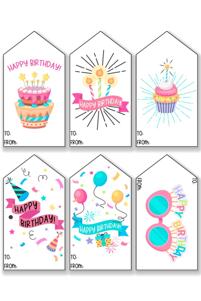 Birthday Gift Tag Printables