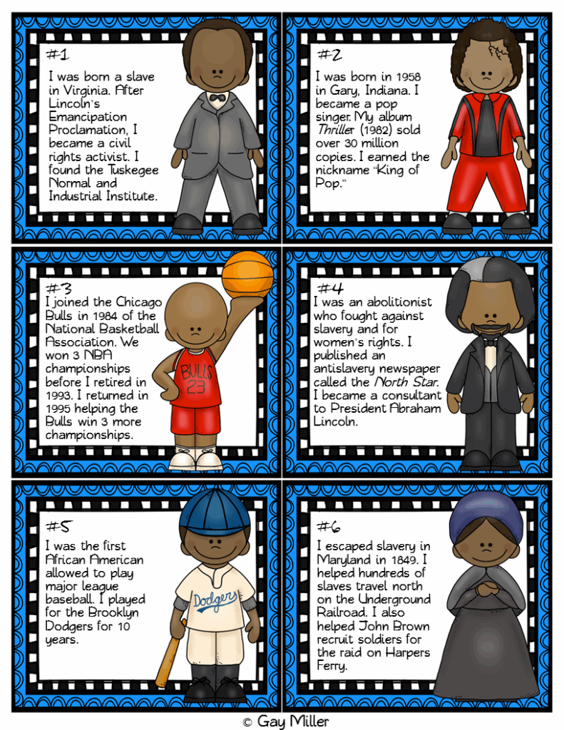 Black History Month Free Printables