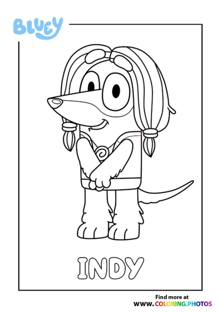 Bluey Coloring Pages For Kids Free And Easy Print Or Download