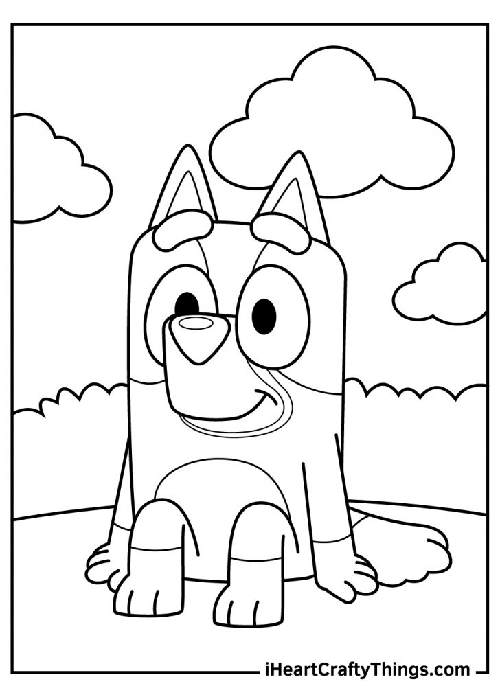 Bluey Coloring Pages Updated 2022 