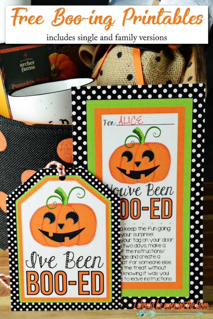 Boo Basket Printable Free