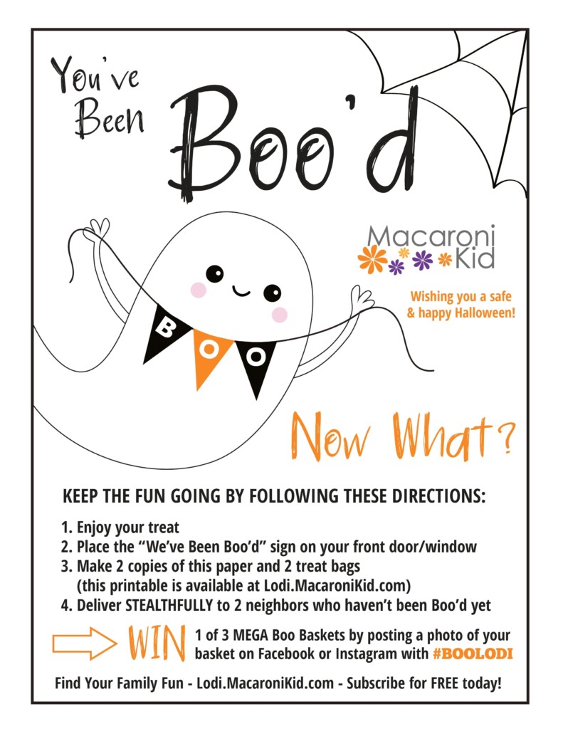 Boo Basket Printable Free