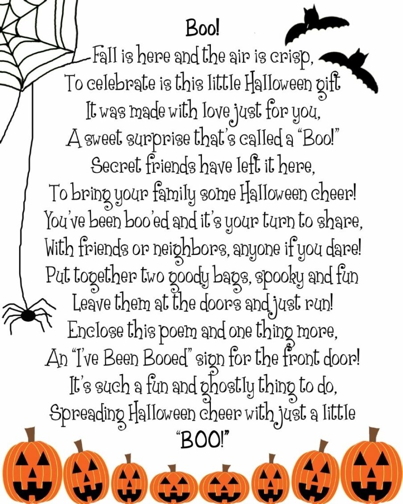 Boo Poem Printable Printable New Year Banners