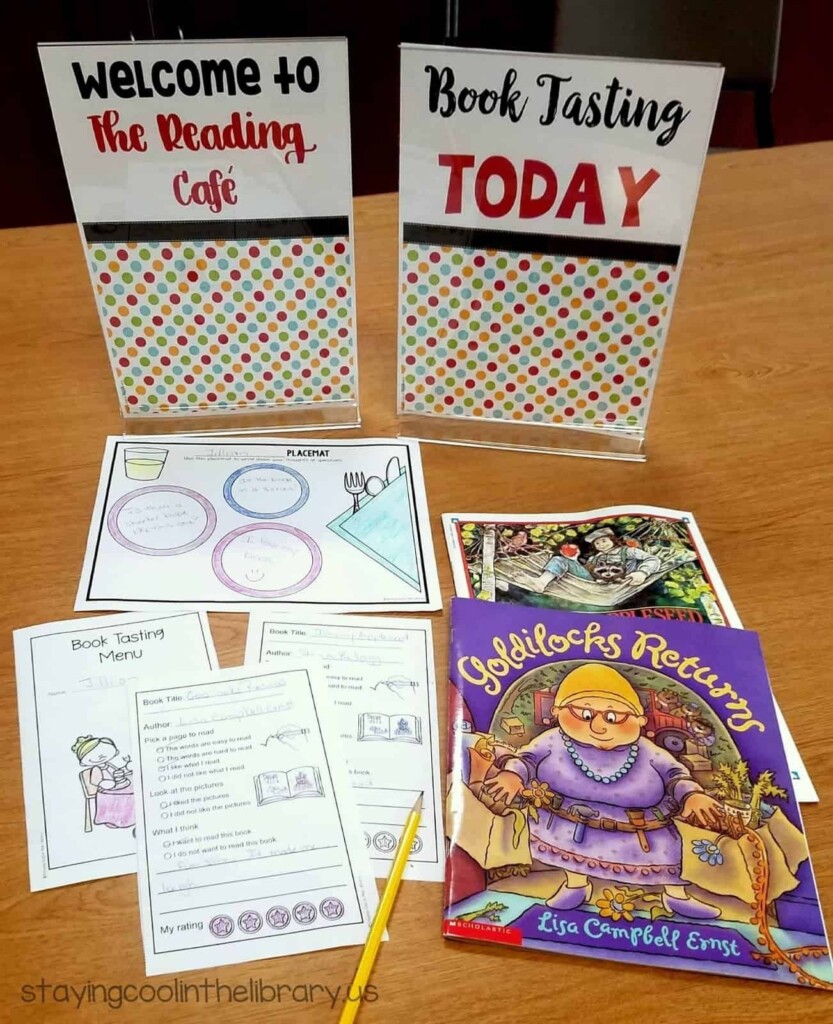 Book Tasting Free Printables You ll Also Find Book Tasting Packets For 