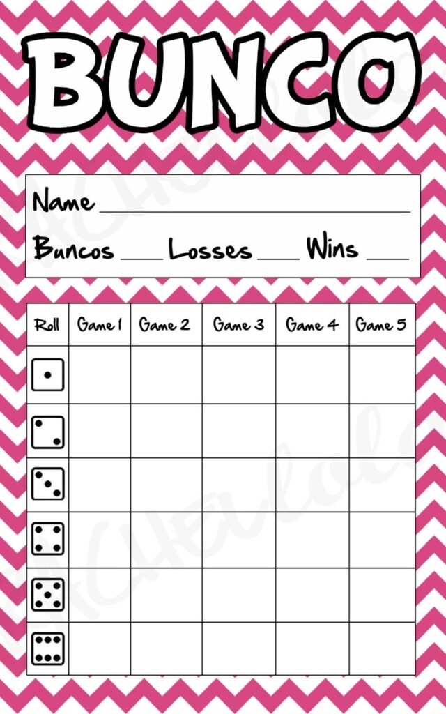 Bunco Score Sheets Free Printable Get Your Hands On Amazing Free 