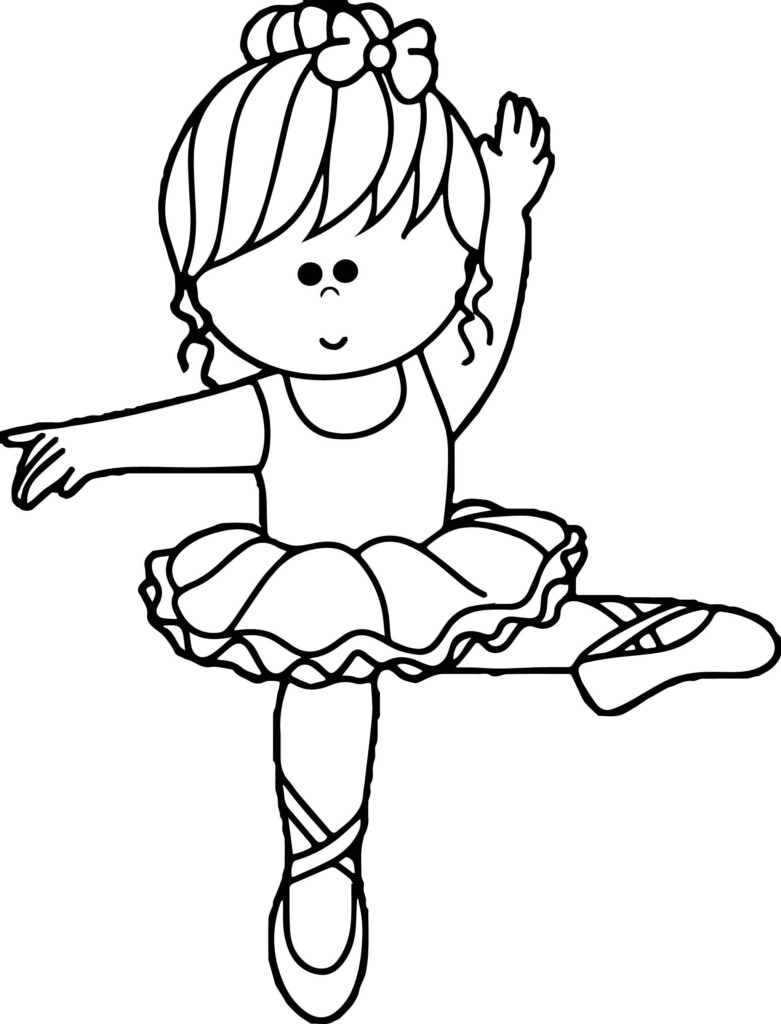 Cartoon Ballerina Coloring Page Ballerina Coloring Pages Dance 