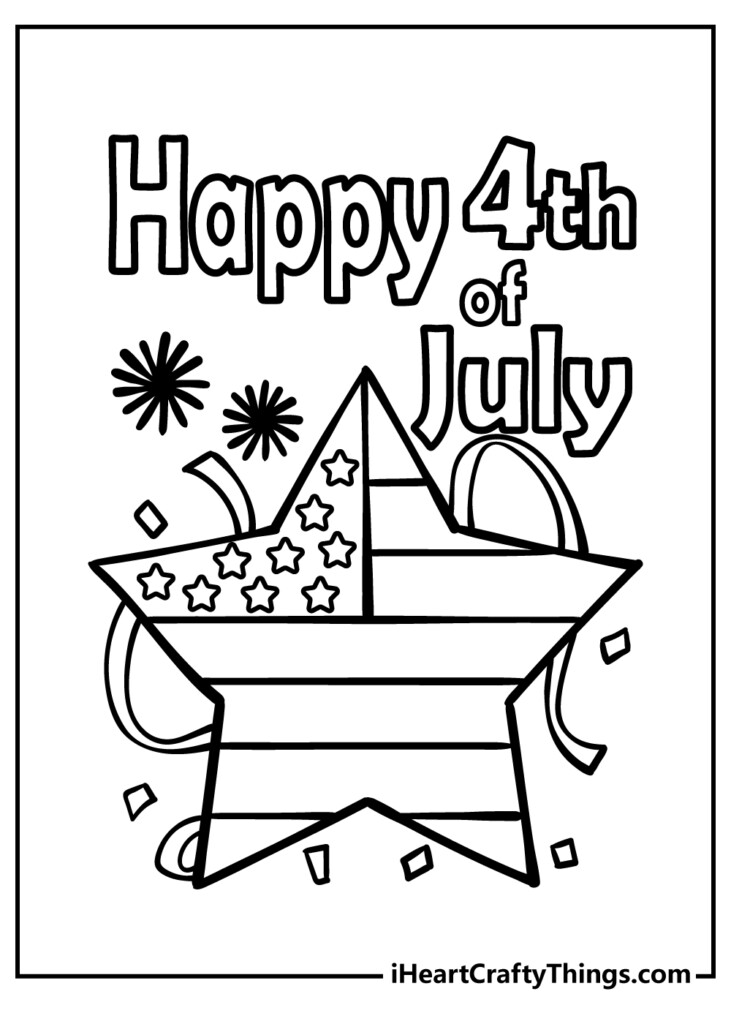 Celebrate Independence Day With Free Printable Fourth Of July Coloring 