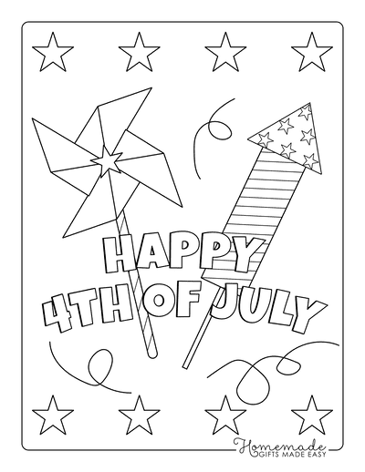 Celebrate Independence Day With Free Printable Fourth Of July Coloring 