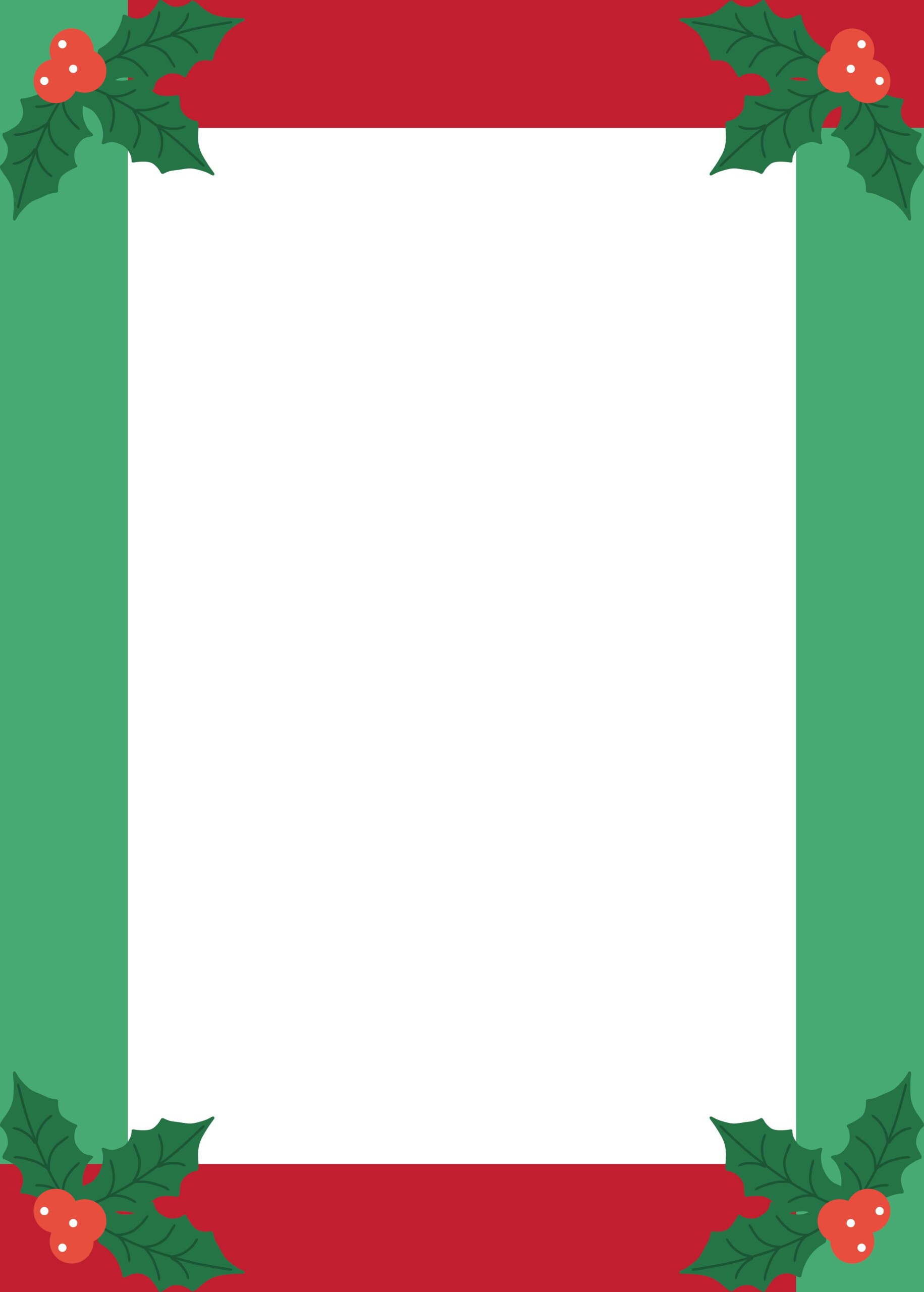 Christmas Border Templates