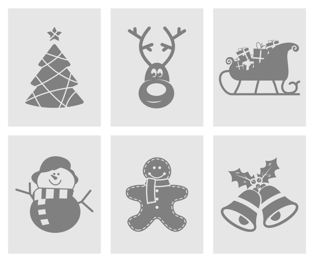 Christmas Stencil Templates 10 Free PDF Printables Printablee
