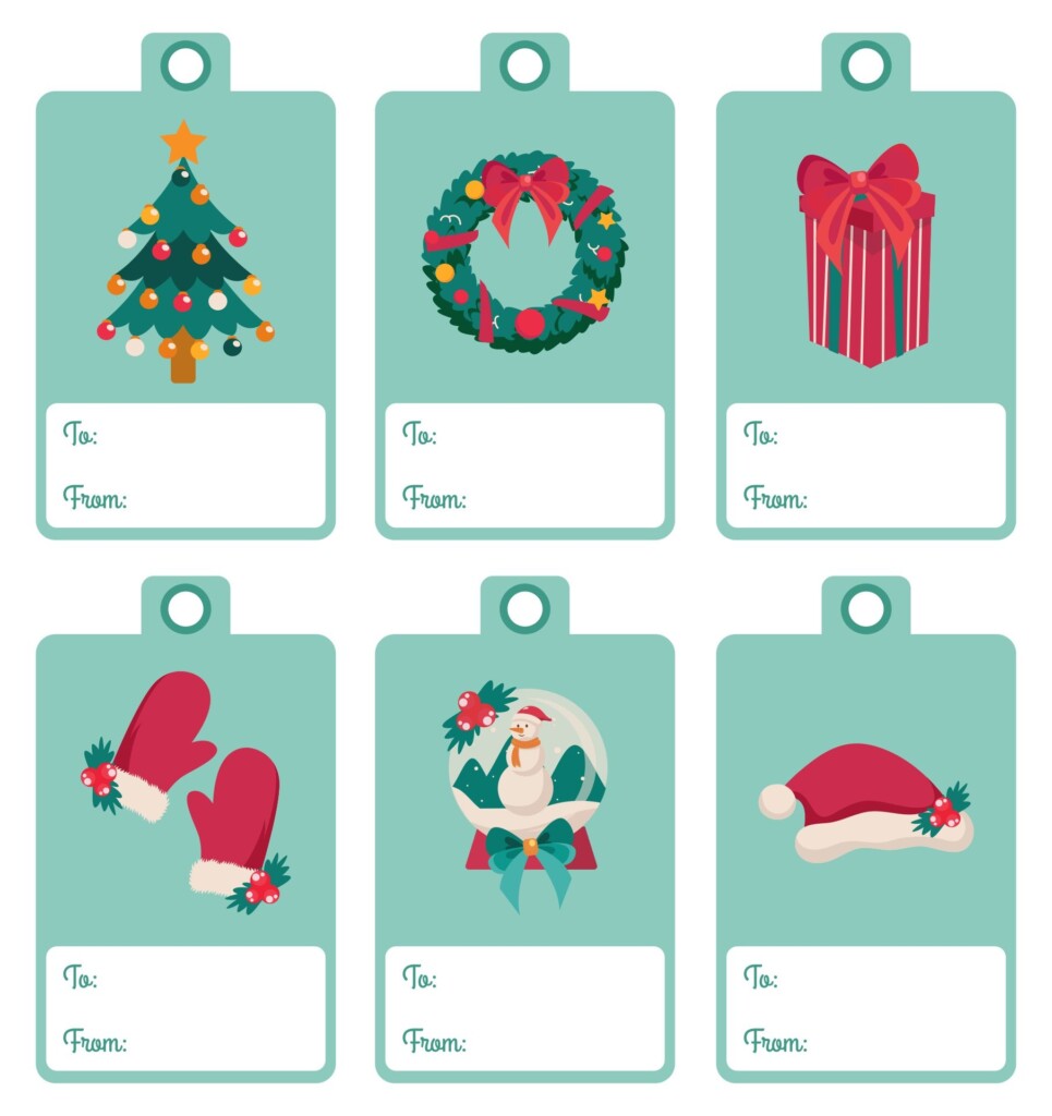Christmas Tags Template