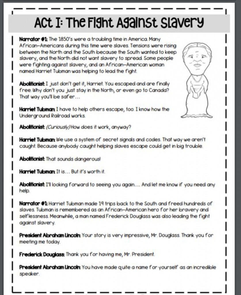 Church Free Printable Play Black History Skits